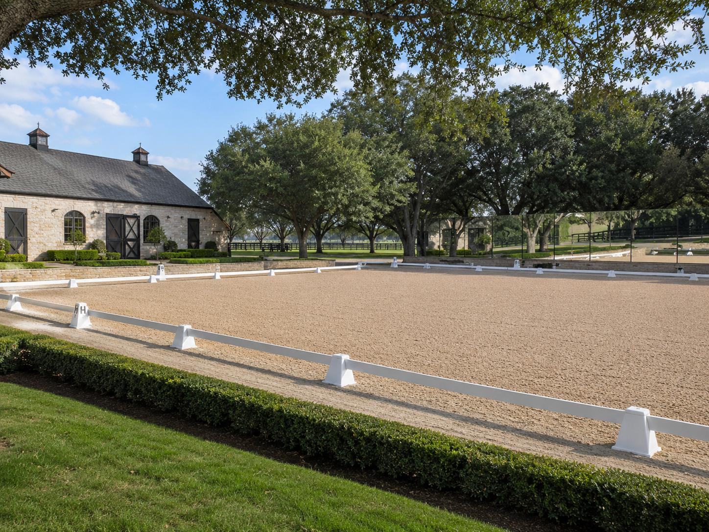 Indoor arena at Oak Hill Farms