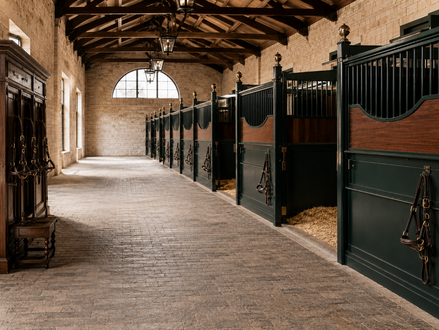 Main barn at Oak Hill Farms
